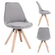 Image 6 for Туалетный столик Jumi Scandi LED + кресло Saida серый