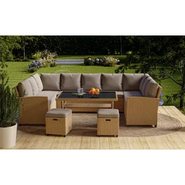 Комплект садовой мебели Di Volio Livorno Бежевый/Светло-серый