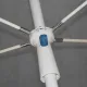 Image 3 for Парасоля садова Jumi Terra 200x130см з нахилом, сірий