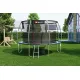 Image 4 for Батут Hop-Sport Premium 12ft (366см) черно-зеленый с внутренней сеткой