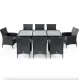Image 6 for Садові меблі Di Volio VERONA 8+1 Сірий/сірий