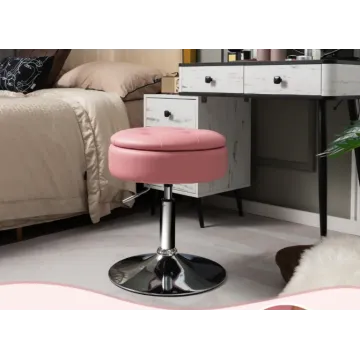 Кресло трансформер Costway Meri с местом хранения розовый