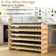 Image 7 for Стеллаж винный Costway Modular Wine деревянный на 72 бутылки