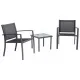 Image 2 for Комплект садовой мебели Chomik GARDEN LINE ORLANDO стол и 2 стулья темно-серый