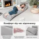 Image 7 for Крісло-шезлонг розкладне Costway Lazy Couch Recliner з подушкою сірий