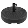 Основа для садової парасольки Costway Radial Round 51см кругла чорний