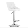 Барный стул Leobert Kast со спинкой белый