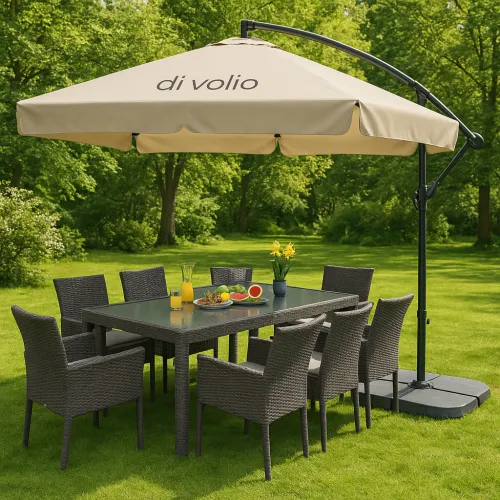 Зонт садовый Di Volio EMPOLI 300см бежевый