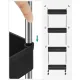 Image 5 for Етажерка на колесах Leobert ModuStep вузька на 4 яруси, чорний