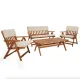 Image 5 for Комплект садовой мебели Di Volio Lusiano складной бежевый