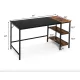 Image 5 for Компьютерный стол Costway Tiffany с двумя полками в стиле Loft