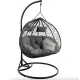 Image 1 for Підвісне крісло-кокон Di Volio Foggio двомісне чорний