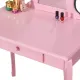 Image 7 for Дитячий туалетний столик Chomik ELSA з дзеркалом + стілець рожевий
