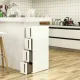 Image 7 for Етажерка на колесах Leobert вузька на 4 шухляди, білий