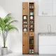 Image 6 for Шкаф-пенал для ванной Costway Slim Tower узкий с ящиком натуральный