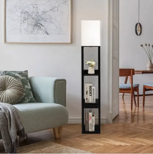 Підлогова лампа Costway Alampia торшер з шухлядою