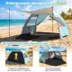 Image 6 for Пляжная палатка-тент Pop-Up Costway Vista Vent Beach самораскладывающаяся от солнца 3-4-местная зеленая