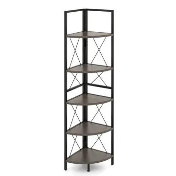 Стеллаж угловой Costway SpaceSaver Tower 160 на 5 полок Loft