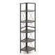 Image 1 for Стелаж кутовий Costway SpaceSaver Tower 160 на 5 полиць Loft