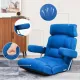 Image 9 for Кресло-диван Costway Mary напольное с подлокотниками синий