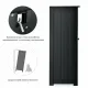 Image 11 for Тумба-комод напольная Costway Bali Bamboo на 3 ящика и дверцу черная