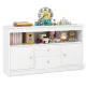 Image 1 for Детский комод Costway Toy Storage Sideboard для игрушек и книг с ящиками и дверцами белый