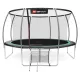 Image 4 for Батут Hop-Sport Premium 14ft (427см) черно-зеленый с внутренней сеткой
