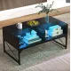Image 3 for Журнальный стол Costway Moderne с подсветкой черный
