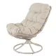 Image 8 for Кресло-кокон садовый вращающийся Di Volio Melia компактный для балкона бежевый