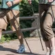 Image 4 for Трекинговые палки Outtec Alu телескопические 65-135см для скандинавской ходьбы серебристый