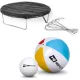 Image 3 for Батут Hop-Sport 10ft (305см) синий с внутренней сеткой