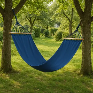 Гамак Jumi Garden тканевый с планкой синий