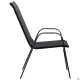 Image 3 for Комплект садовых стульев Chomik GARDEN LINE CORTINA черный