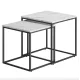 Image 1 for Комплект журнальных столиков Leobert Nika квадратный мрамор