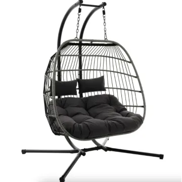 Підвісне крісло-кокон Di Volio Rona двомісне графітовий