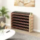 Image 7 for Стеллаж винный Costway Modular Pine деревянный на 60 бутылок