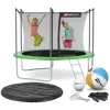 Батут Hop-Sport 10ft (305см) зелений з внутрішньою сіткою