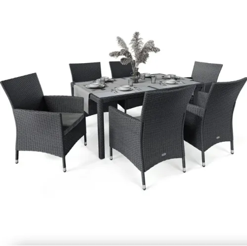 Садові меблі Di Volio VERONA 6+1 сірий/сірий