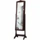 Image 8 for Дзеркало шафа підлогова Costway Antique для біжутерії коричневий