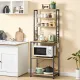 Image 2 for Стелаж кухонний Leobert Gusto з полицями під мікрохвильовку в стилі Loft, світлий дуб