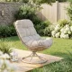 Image 7 for Кресло-кокон садовый вращающийся Di Volio Melia компактный для балкона бежевый