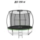Image 4 for Батут Outtec Premium 12ft (374см) черно-зеленый с внутренней сеткой