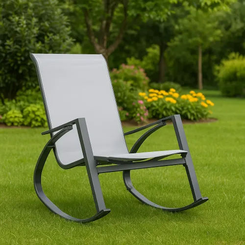 Кресло-качалка Chomik KIVI серый