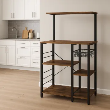 Стеллаж кухонный Leobert Supretto с местом для микроволновки в стиле Loft