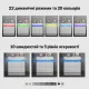 Image 8 for Тумба прикроватная Costway GlowNight с LED подсветкой и 2 ящиками белый
