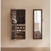 Зеркало-шкаф Leobert Kors с подсветкой в стиле Loft коричневый